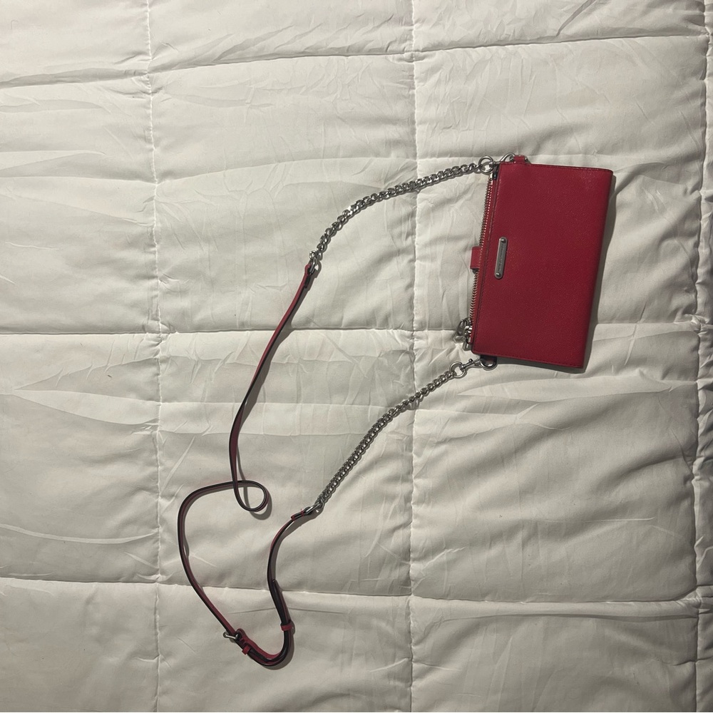 Rebecca Minkoff red crossbody bag. Like new. No tags